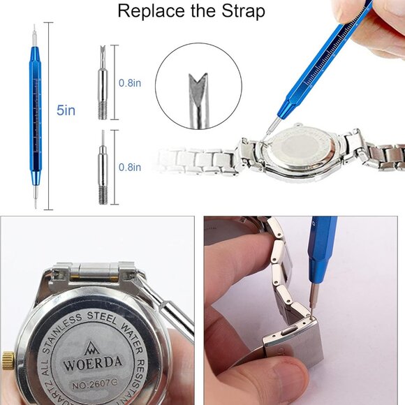 Watch Replacement Tool Kit Professional Spring Bar Tool Set - Picture 3 of 7